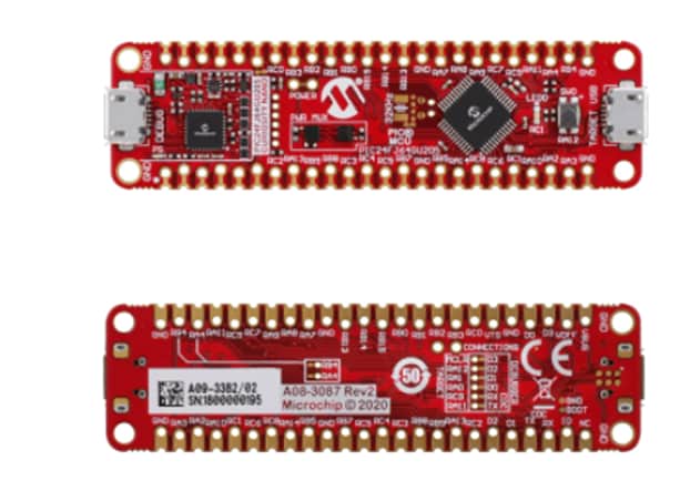 Microchip Technology PIC24FJ64GU205 Curiosity Nano 보드(EV10K72A)